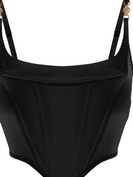 Medusa Versace top Women satin '95 corset 0504